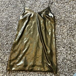 Aritzia Metallic Dress